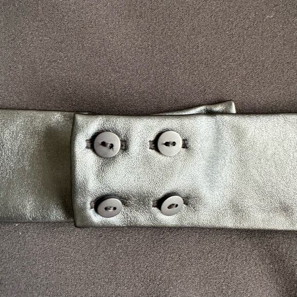 4C Long Sleeve Wrap Black Business Dress 10 - Picture 5 of 13